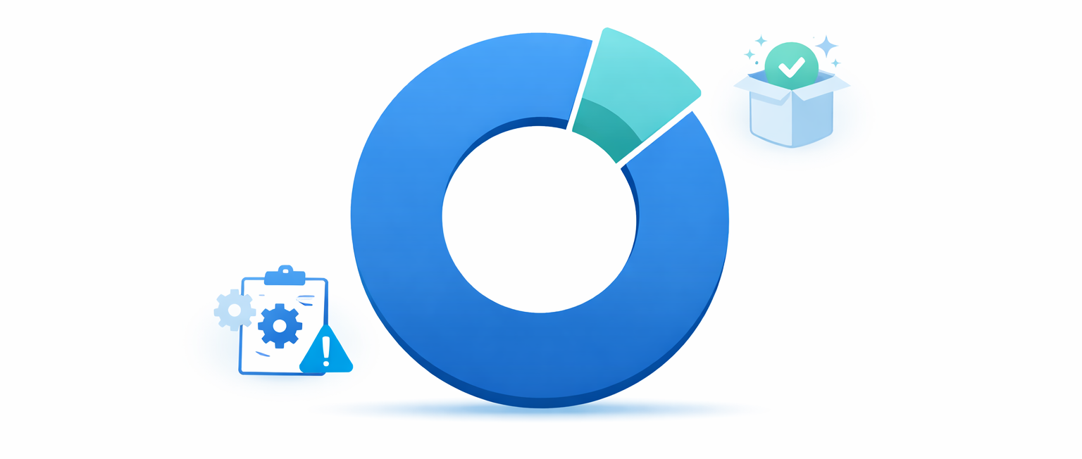 “GenAI Divide” donut (your headline statistic, instantly scannable)-1