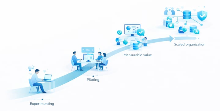 Graphic 8 — AI maturity journey 2