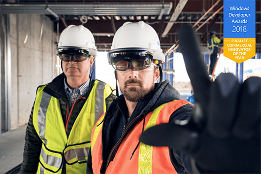 Trimble HoloLens helmets