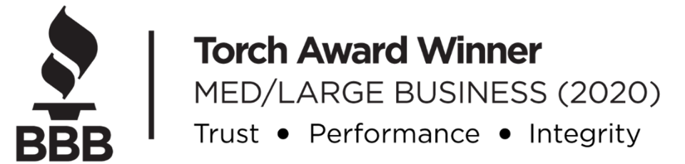 VistaVu Solutions Wins BBB Torch Award | Medium/Large Business |2020