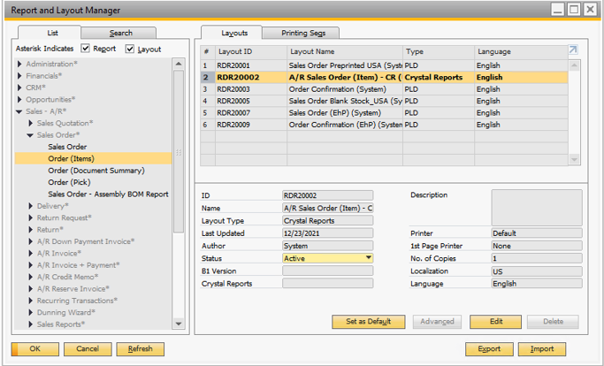 Report Creation and Deployment