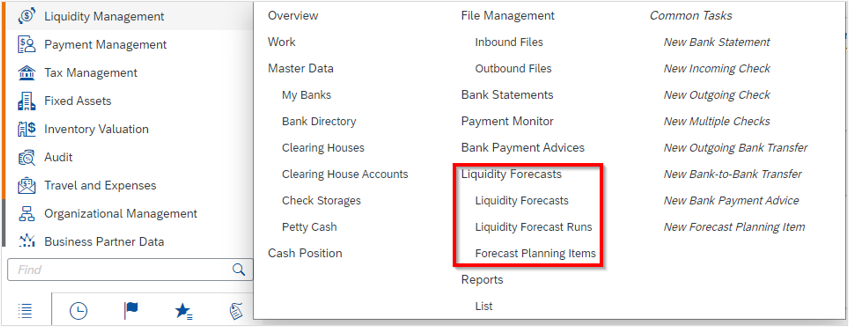 Liquidity Forecasting 