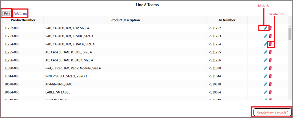 Production Confirmation App (Kanban Style - RL App)