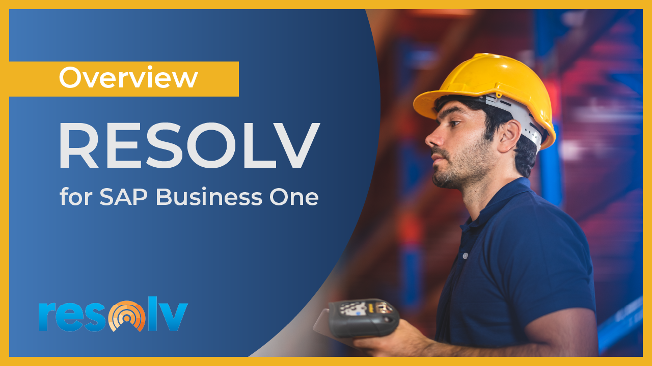 Resolv for SAP Business One Overview