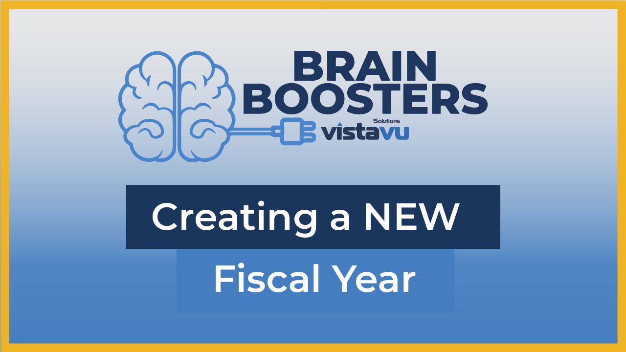 [Brain Boosters] Creating a New Fiscal Year in SAP Business One