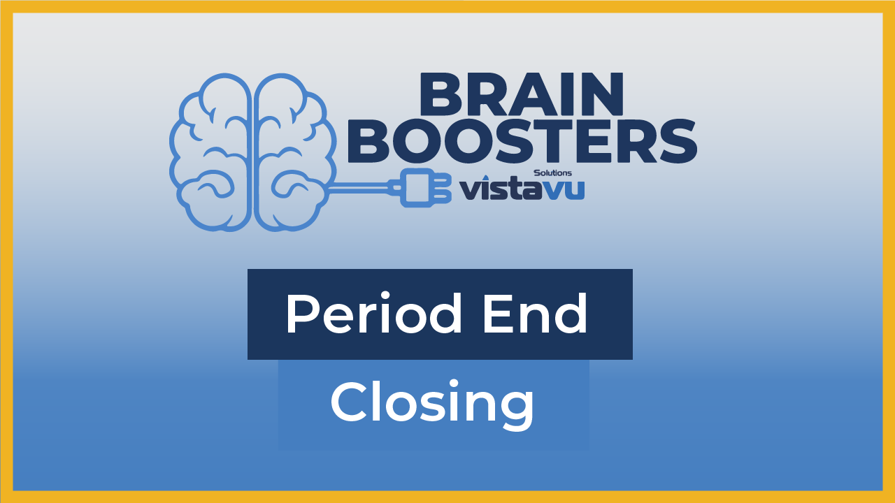 [Brain Boosters] Period End Closing in SAP Business One