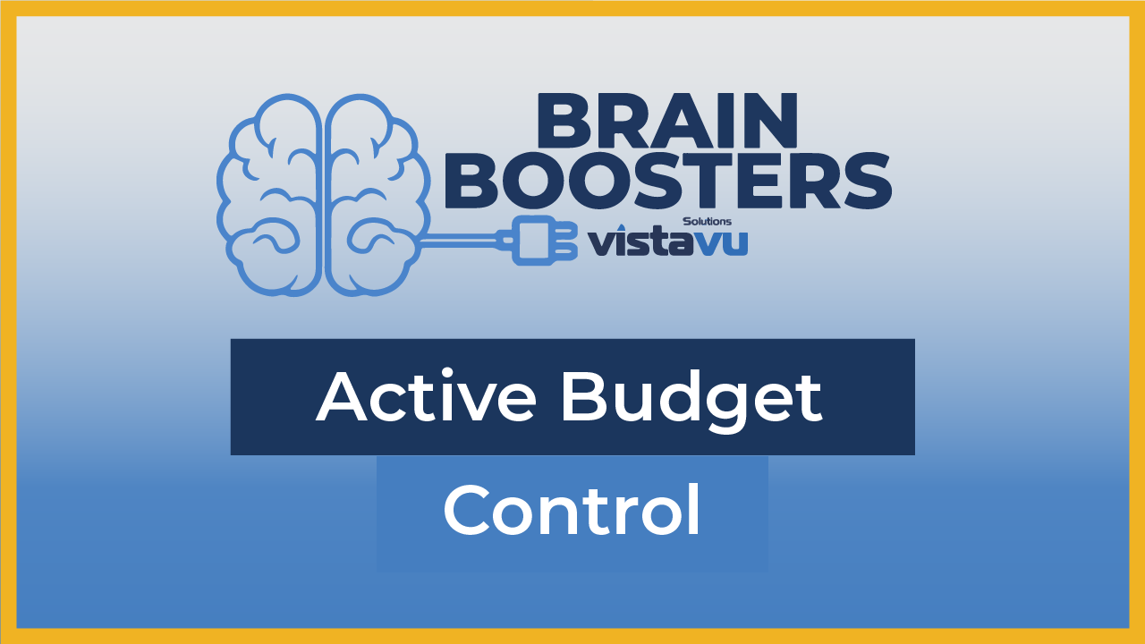 [Brain Boosters] Active Budget Control in SAP Business ByDesign