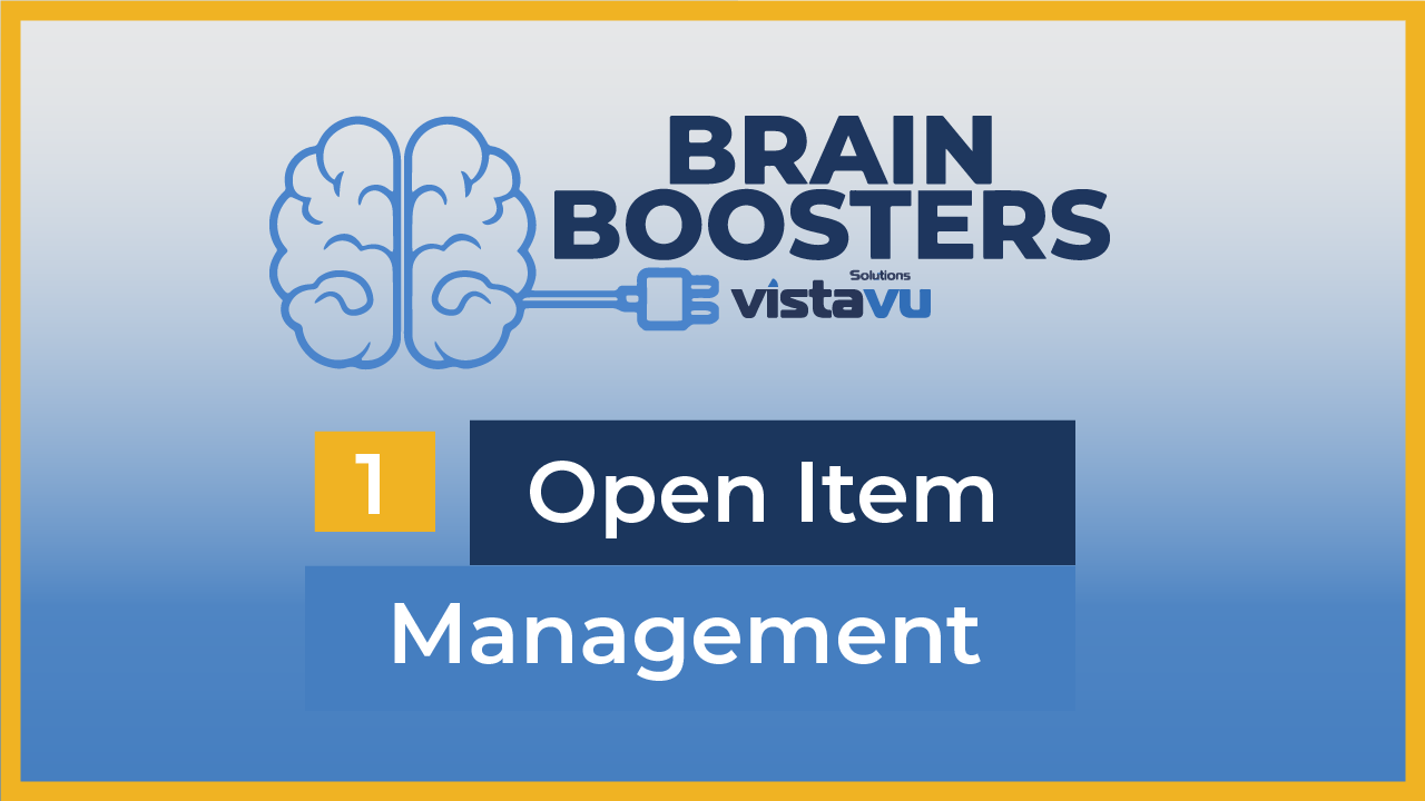 [Brain Boosters] Open Item Management in SAP Business ByDesign - Part 1