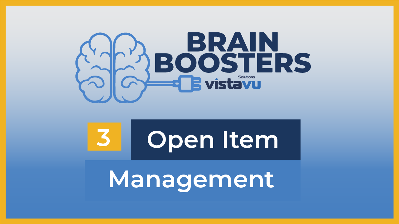 [Brain Boosters] Open Item Management in SAP Business ByDesign - Part 3