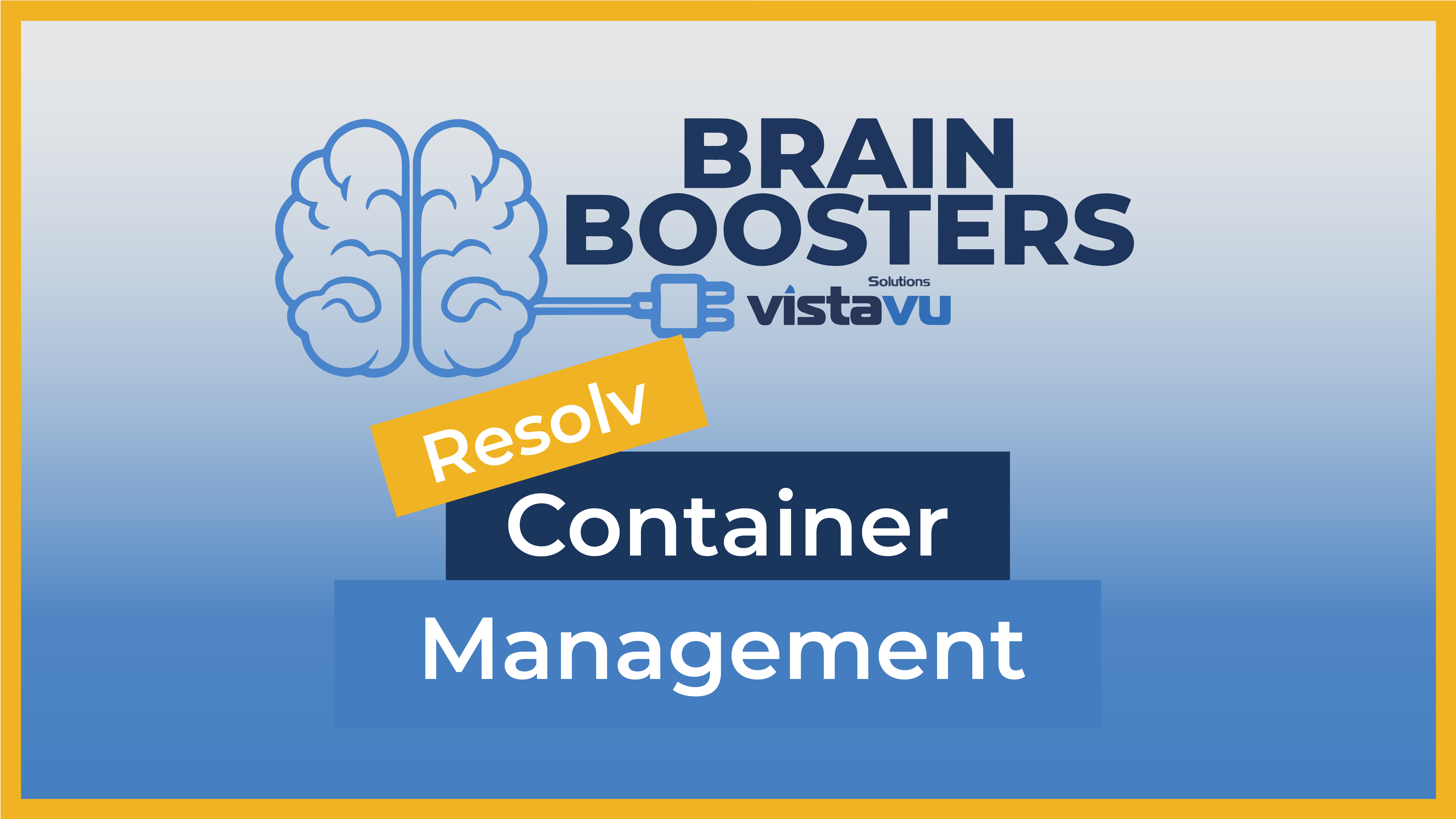 [Brain Boosters] Resolv Container Management in SAP Business One