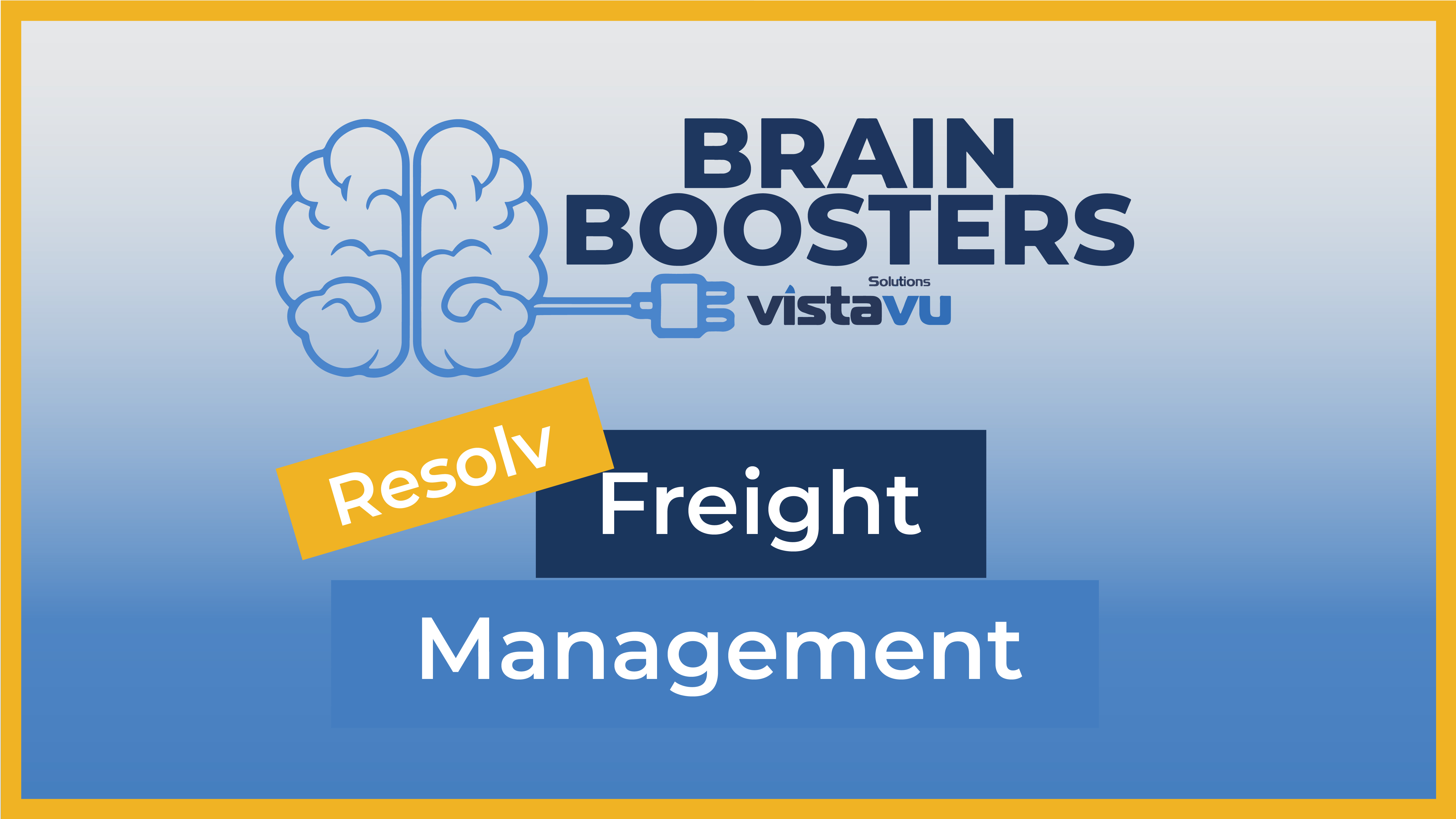 [Brain Boosters] Resolv Freight Management in SAP Business One
