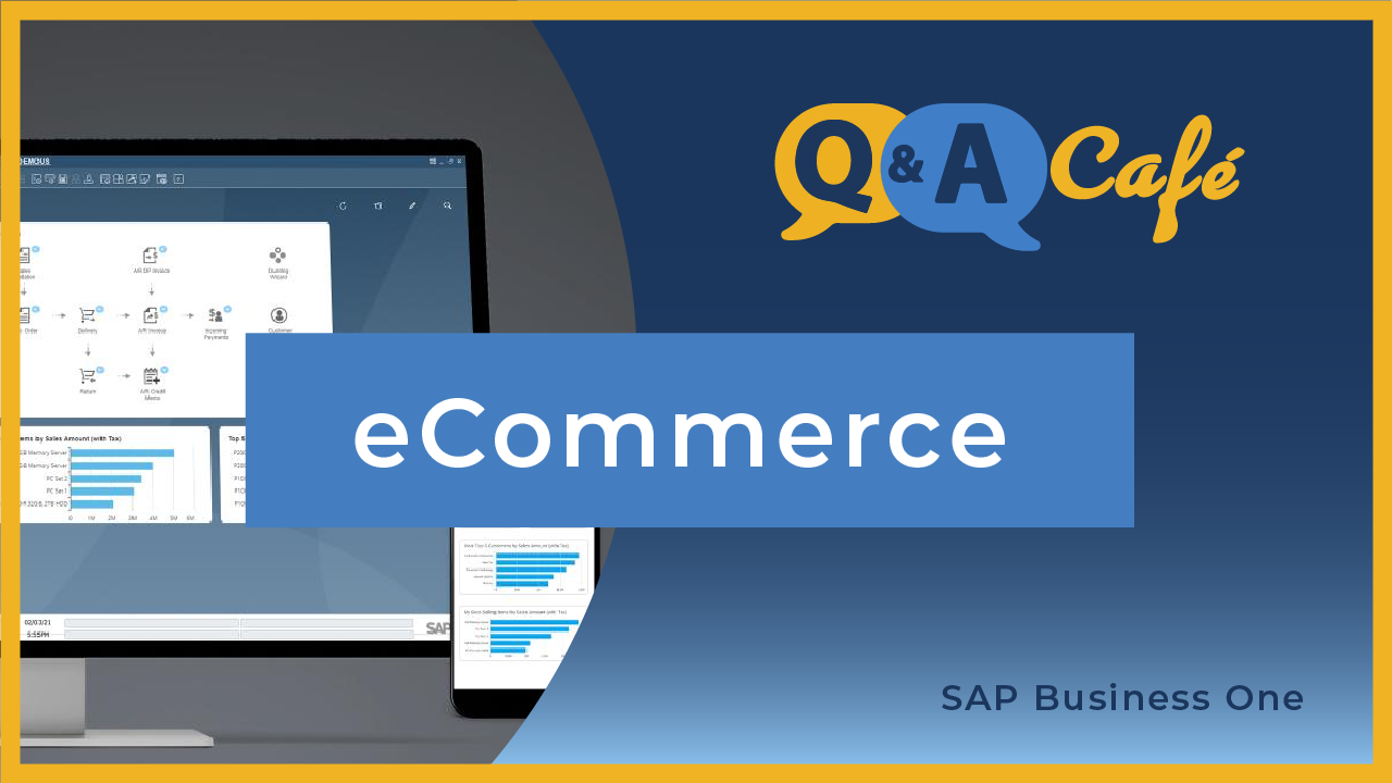[Q&A Cafe] eCommerce Overview in SAP Business One